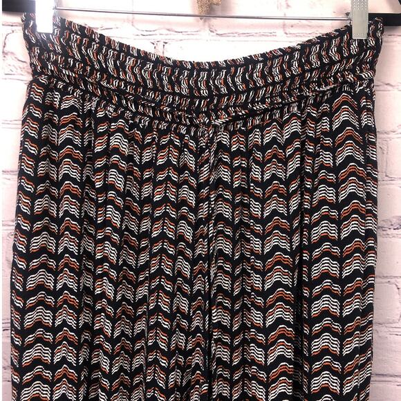 Anthropologie Tribal Slash Pockets Harem Style Viscose Ankle Jogger Size L - Picture 2 of 12